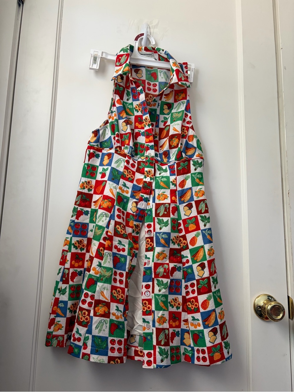 Urban Outfitters Multicolor Fruit & Veggie Dress